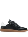 Isabel Marant Beth Leather Sneakers In Black