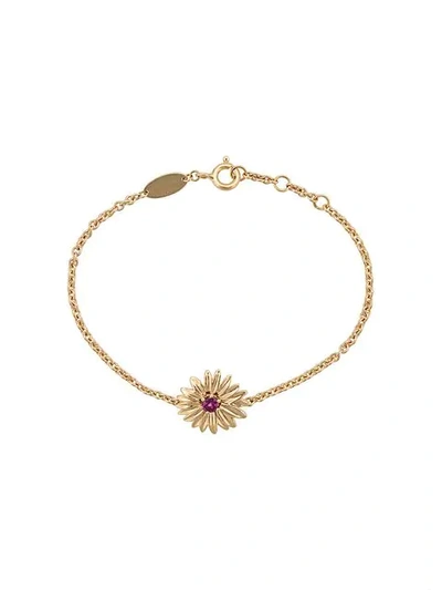 Aurelie Bidermann 18kt Yellow Gold Bouquet Pendant Bracelet