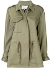 3.1 PHILLIP LIM / フィリップ リム 3.1 PHILLIP LIM SWEATER-BACK UTILITY PARKA - GREEN,E1816295TOW12664301