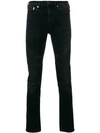 NEIL BARRETT 修身机车牛仔裤,PBDE215VG802T12691275
