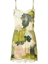 Off-white Lace Short Dress
