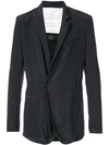 Haider Ackermann Crepe De Chine Blazer In Black