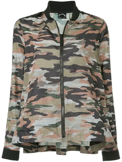The Upside Camouflage Track Jacket In Multicolour
