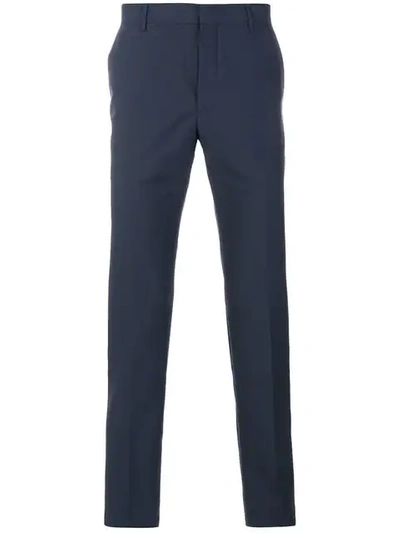 Prada Classic Tailored Trousers In Blue