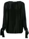 GIANLUCA CAPANNOLO TIED SLEEVES BLOUSE,18ET549400A12682417