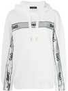 DOLCE & GABBANA SEQUIN LOGO BANNER HOODIE,F9B29ZFU7DU12686655