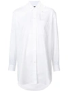 SIMONE ROCHA SIMONE ROCHA EMBELLISHED-COLLAR SHIRT - WHITE,3560B010912684853