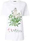 ALEXANDER MCQUEEN ALEXANDER MCQUEEN FLOWER EMBROIDERED T-SHIRT - WHITE,507113QKZ1612684202