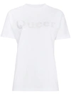 ASHISH ASHISH DIAMANTE QUEER T SHIRT - WHITE,SS18T1912685085