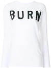 ZOE KARSSEN BURN T-SHIRT,PS18100912689338