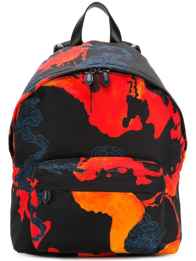 Givenchy Hell Fire Nylon Backpack In Multicoloured