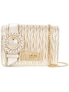 Miu Miu My Miu Shoulder Bag In Metallic