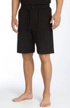 Daniel Buchler Peruvian Pima Cotton Lounge Shorts In Black