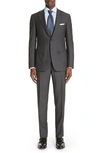 CANALI CAPRI CLASSIC FIT SOLID WOOL SUIT,DHYBF00481118L1528050