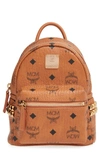 MCM X-MINI STARK SIDE STUD CONVERTIBLE BACKPACK,MMK6SVE92