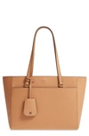 TORY BURCH SMALL ROBINSON LEATHER TOTE,48380