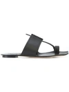 SAINT LAURENT SABA SANDALS,503851DWE0012705810