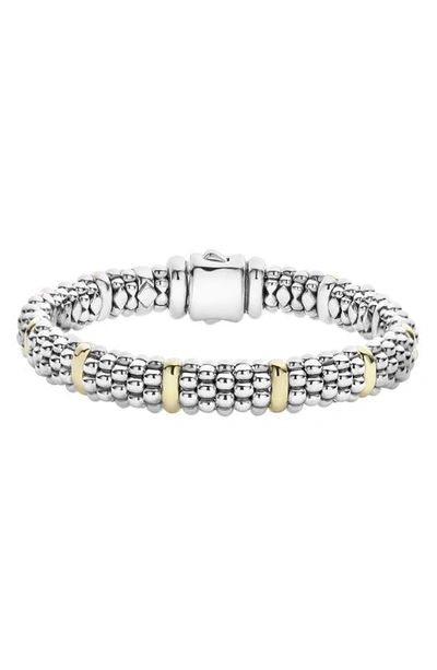 LAGOS LAGOS OVAL CAVIAR ROPE BRACELET,05-80254-7