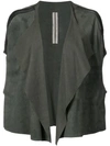 RICK OWENS RICK OWENS SHORTSLEEVED JACKET - GREY,RP18S8730LBER212688968