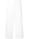 BOUTIQUE MOSCHINO CROPPED WIDE LEG TROUSERS,A0309081912652804