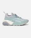 Stella Mccartney Eclypse Low-top Contrast-panel Trainers In Blue