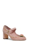 DOLCE & GABBANA ROSE MARY JANE PUMP,CD0575AN086