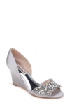 BADGLEY MISCHKA BADGLEY MISCHKA HARDY EMBELLISHED WEDGE,MP4212