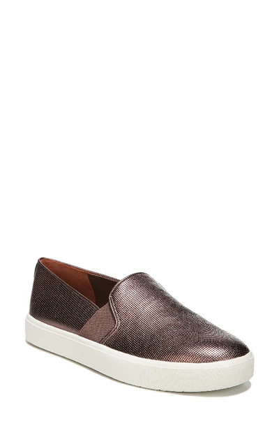 Vince 'blair 12' Leather Slip-on Trainer In Copper
