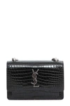 SAINT LAURENT MONOGRAM SUNSET MINI SHOULDER BAG,10496281