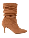 Stuart Weitzman Slouchy Pointed Boots In Saddle