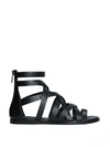 BALMAIN GLADIATOR LEATHER SANDALS,10499044