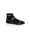 VALENTINO GARAVANI GIGH-TOP SNEAKERS,PW2S0F81.FTI 0VO NERO-NERO-BIANCO OTTICO