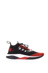 Puma Tsugi Jun Black & Red Sneakers In Black-red