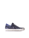 PHILIPPE MODEL Philippe Model Bercy Blu Leather Trainers,10497343