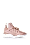 PUMA MUSE PINK ECO-SATIN SNEAKERS,36552101 MUSEBEIGE