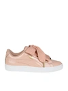 PUMA SNEAKERS "BASKET HEART" IN PINK PATENT,10499547