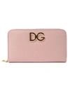 DOLCE & GABBANA LOGO PLAQUE ZIP AROUND WALLET,10497588