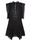 ISABEL MARANT BRODERIE ANGLAISE DRESS,RO1089 18P0281-BLACK