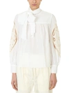 SEE BY CHLOÉ ASCOT TIE BLOUSE,10499885