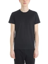 JIL SANDER BLACK COTTON T-SHIRT,10497252