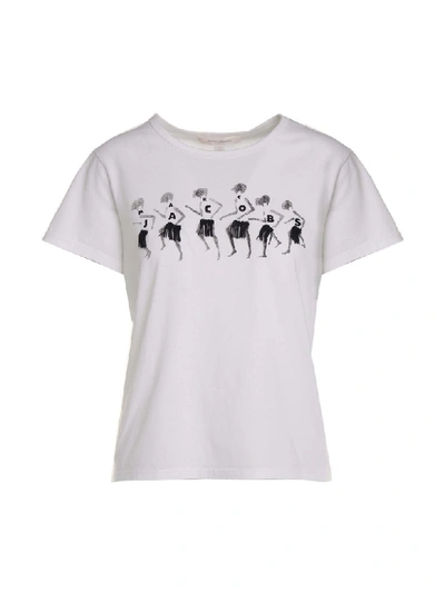 Marc Jacobs Dancing Cotton T-shirt In Avorio