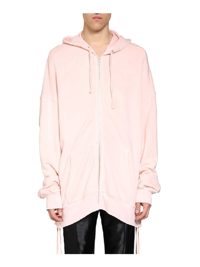 Faith Connexion New York Oversized Cotton Hoodie In Rosa