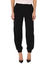 DOLCE & GABBANA BLACK LOGO CADY JOGGERS,10496427