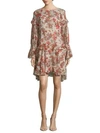 IRO Averen Floral-Print Tunic Dress,0400097384166