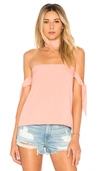 BY THE WAY. BY THE WAY. CYNTHIA OFF SHOULDER TOP IN BLUSH.,BTWR-WS142