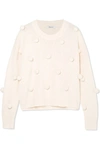 MADEWELL POMPOM-EMBELLISHED COTTON jumper