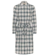 BURBERRY 格纹棉质衬衫裙,P00299644-4