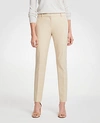 Ann Taylor The Petite Ankle Pant - Curvy Fit In Coastal Beige