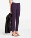 Ann Taylor The Petite Ankle Pant In Dense Twill - Curvy Fit In Deep Concord
