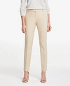 Ann Taylor The Petite Ankle Pant In Cotton Sateen - Curvy Fit